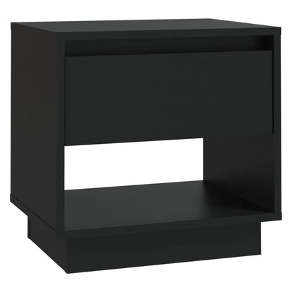 Bedside Cabinets 2 pcs Black 45x34x44 cm Engineered Wood