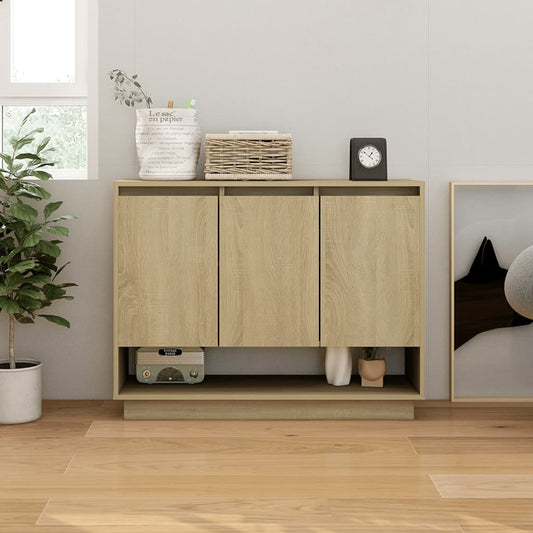 Sideboard Sonoma Oak 97x31x75 cm Engineered Wood