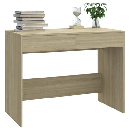 Desk Sonoma Oak 101x50x76.5 cm Engineered Wood