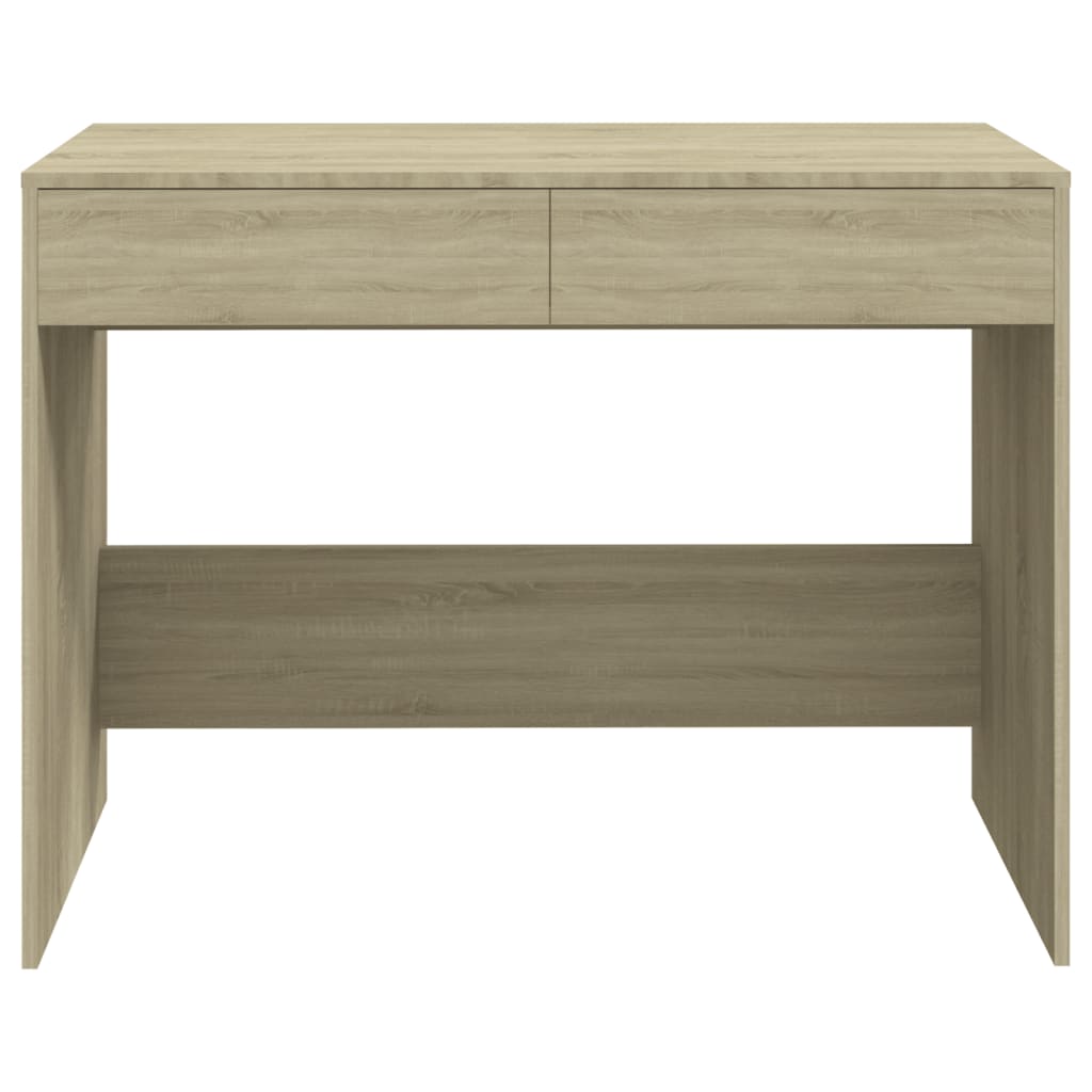 Desk Sonoma Oak 101x50x76.5 cm Engineered Wood