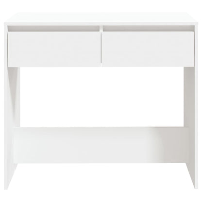 Console Table White 89x41x76.5 cm Steel