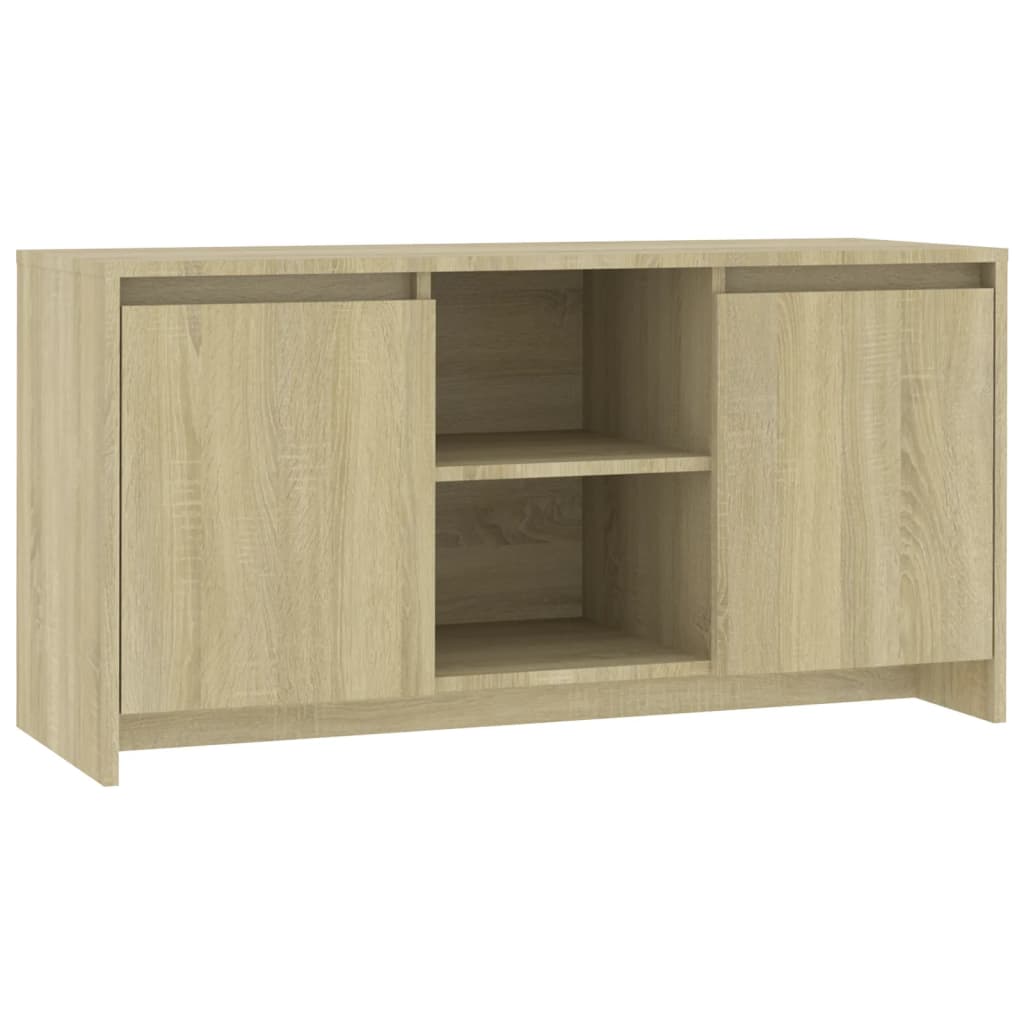 TV Cabinet Sonoma Oak 102x37.5x52.5 cm Engineered Wood