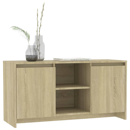 TV Cabinet Sonoma Oak 102x37.5x52.5 cm Engineered Wood