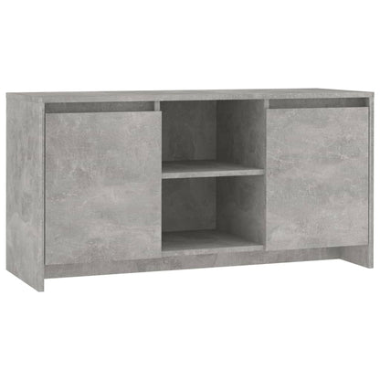 TV Cabinet Concrete Grey 102x37.5x52.5 cm Engineered Wood