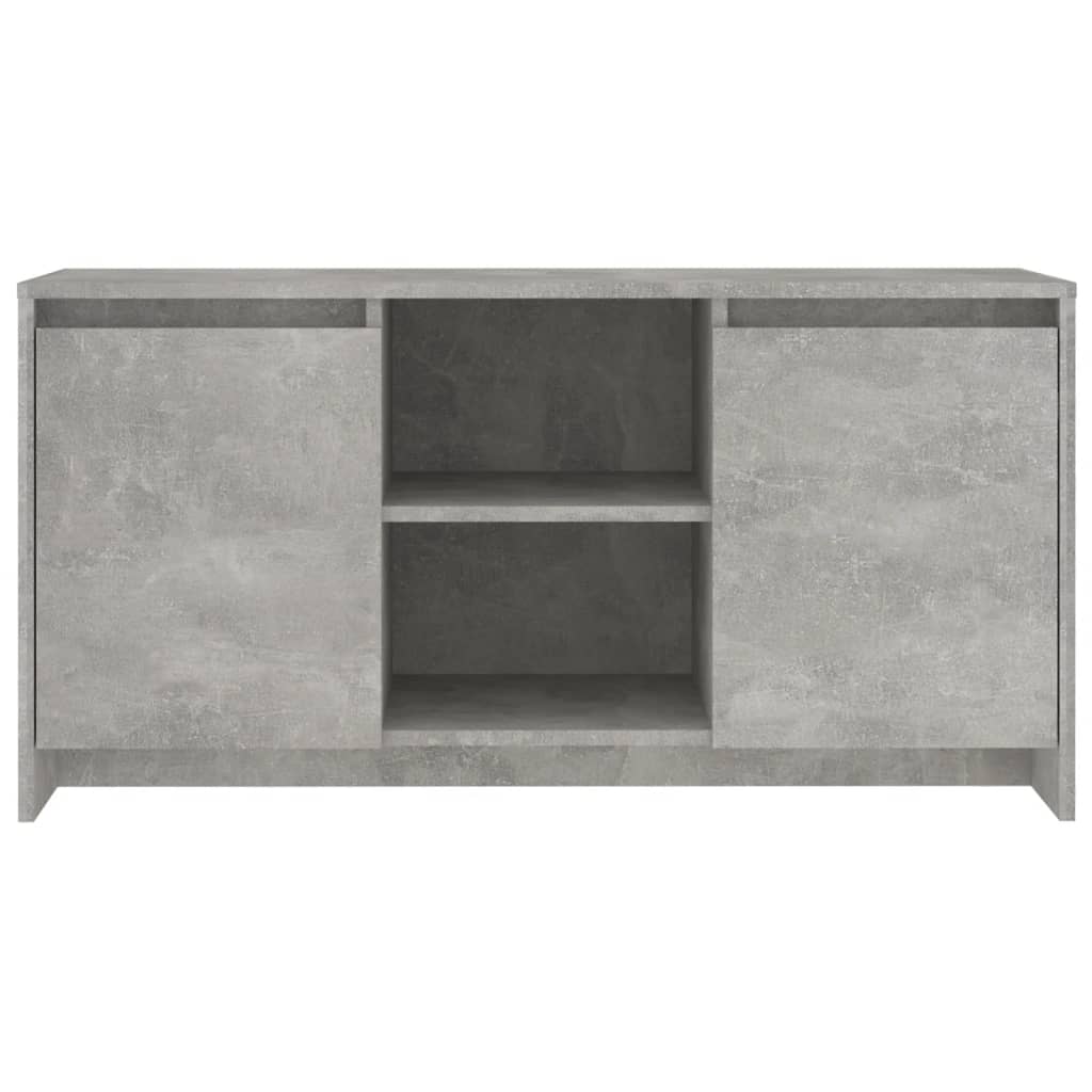 TV Cabinet Concrete Grey 102x37.5x52.5 cm Engineered Wood