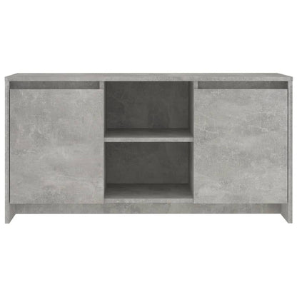 TV Cabinet Concrete Grey 102x37.5x52.5 cm Engineered Wood