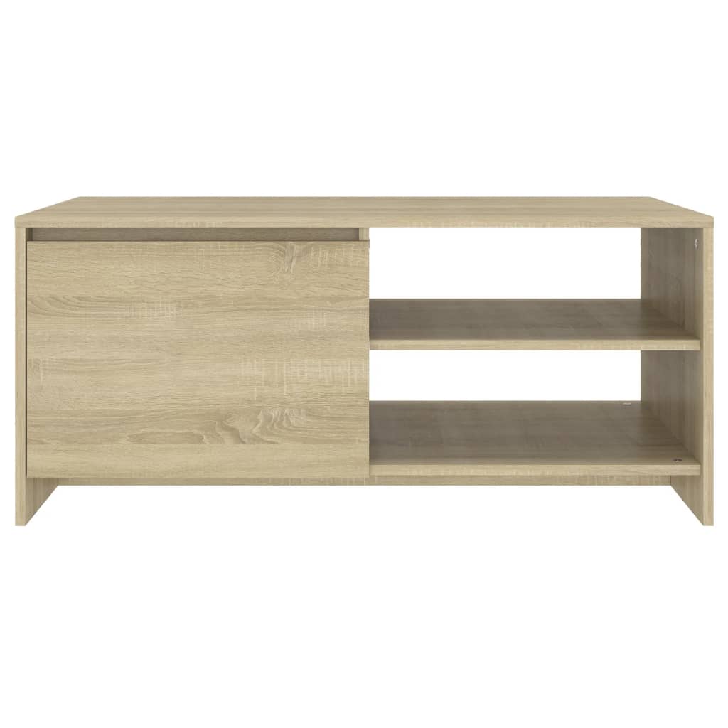 Coffee Table Sonoma Oak 102x50x45 cm Engineered Wood