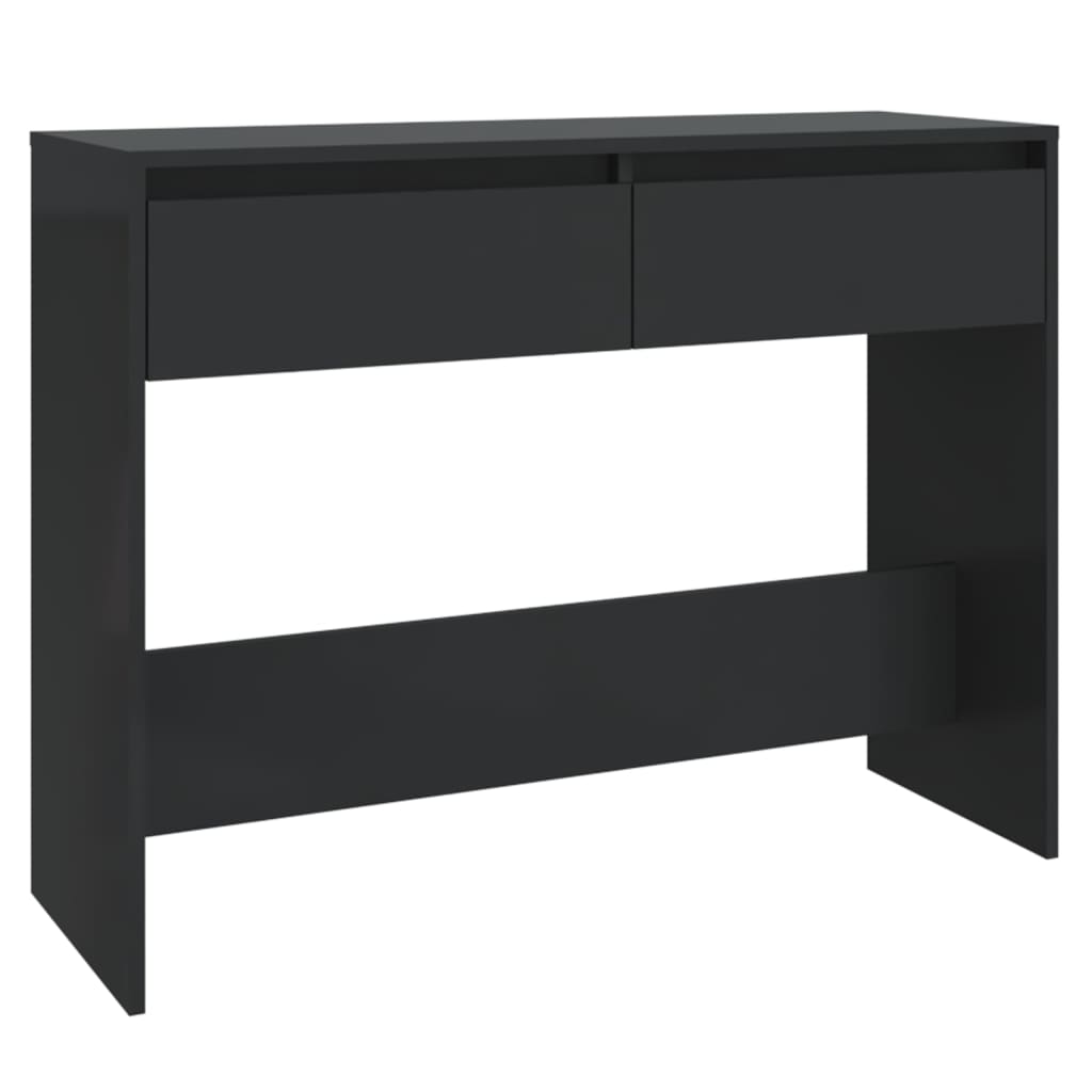 Console Table Black 100x35x76.5 cm Engineered Wood