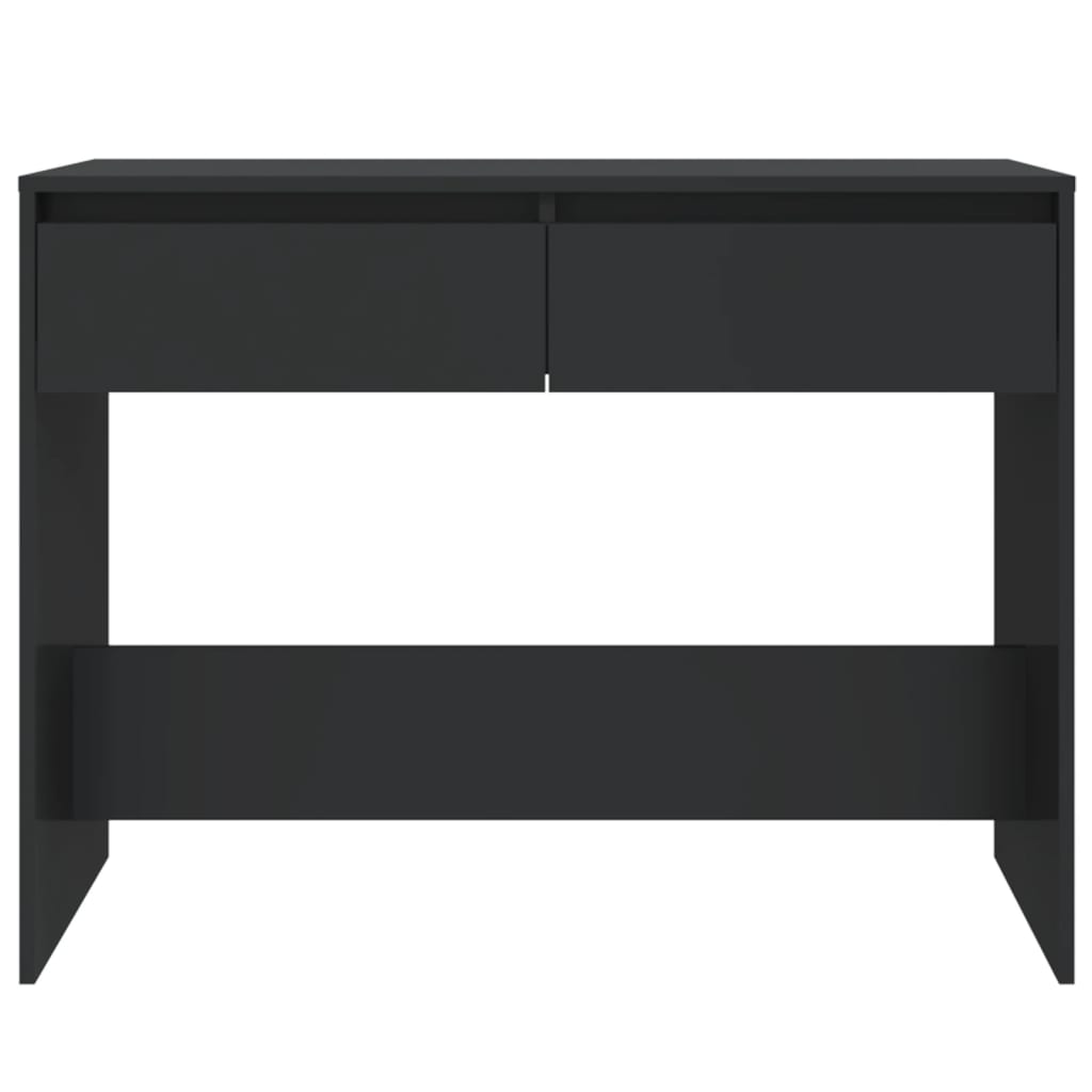 Console Table Black 100x35x76.5 cm Engineered Wood