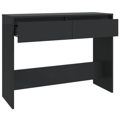 Console Table Black 100x35x76.5 cm Engineered Wood