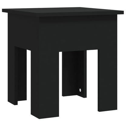 Coffee Table Black 40x40x42 cm Engineered Wood