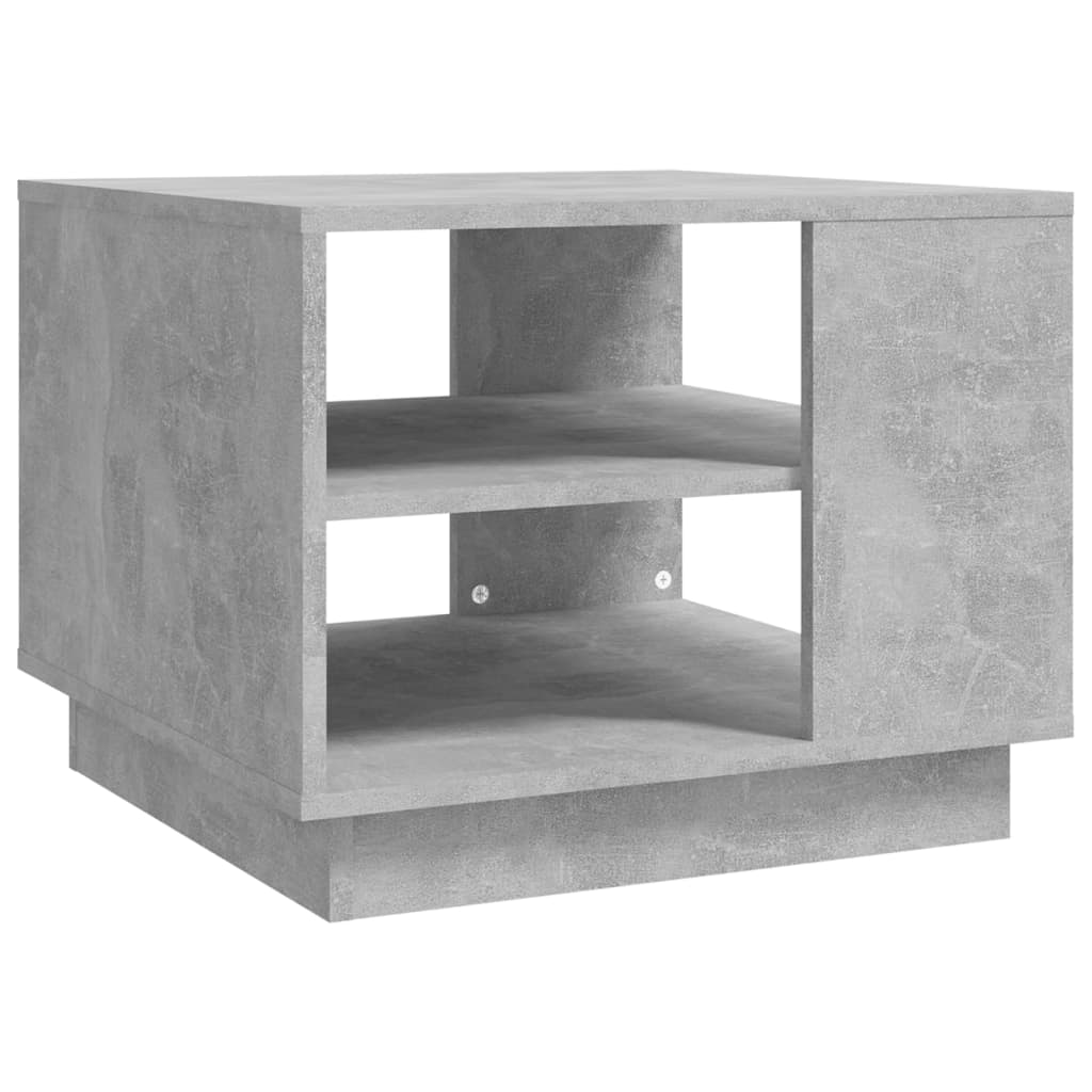 Coffee Table Concrete Grey 55x55x43 cm Engineered Wood