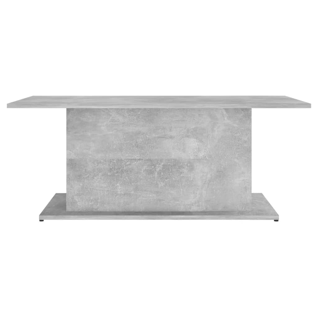 Coffee Table Concrete Grey 102x55.5x40 cm Engineered Wood