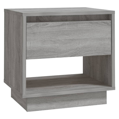 Bedside Cabinet Grey Sonoma 45x34x44 cm Engineered Wood