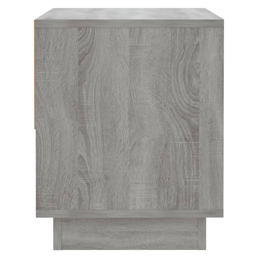 Bedside Cabinet Grey Sonoma 45x34x44 cm Engineered Wood