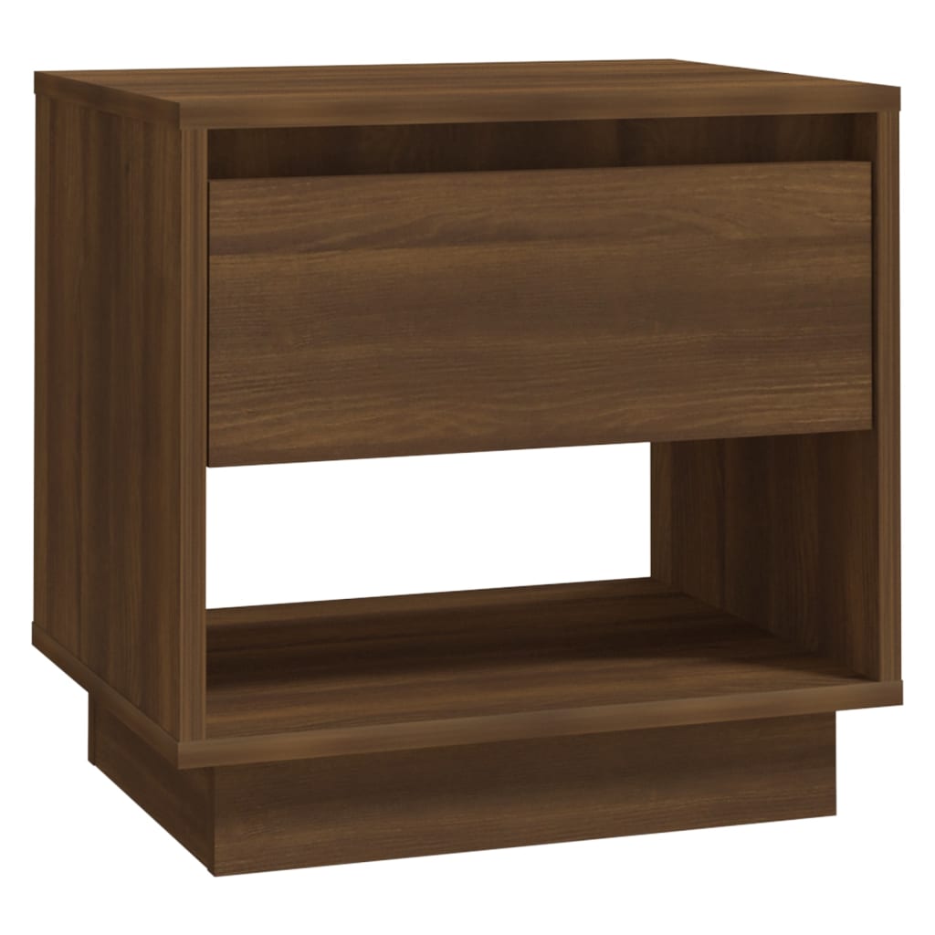 Bedside Cabinets 2 pcs Brown Oak 45x34x44 cm Engineered Wood