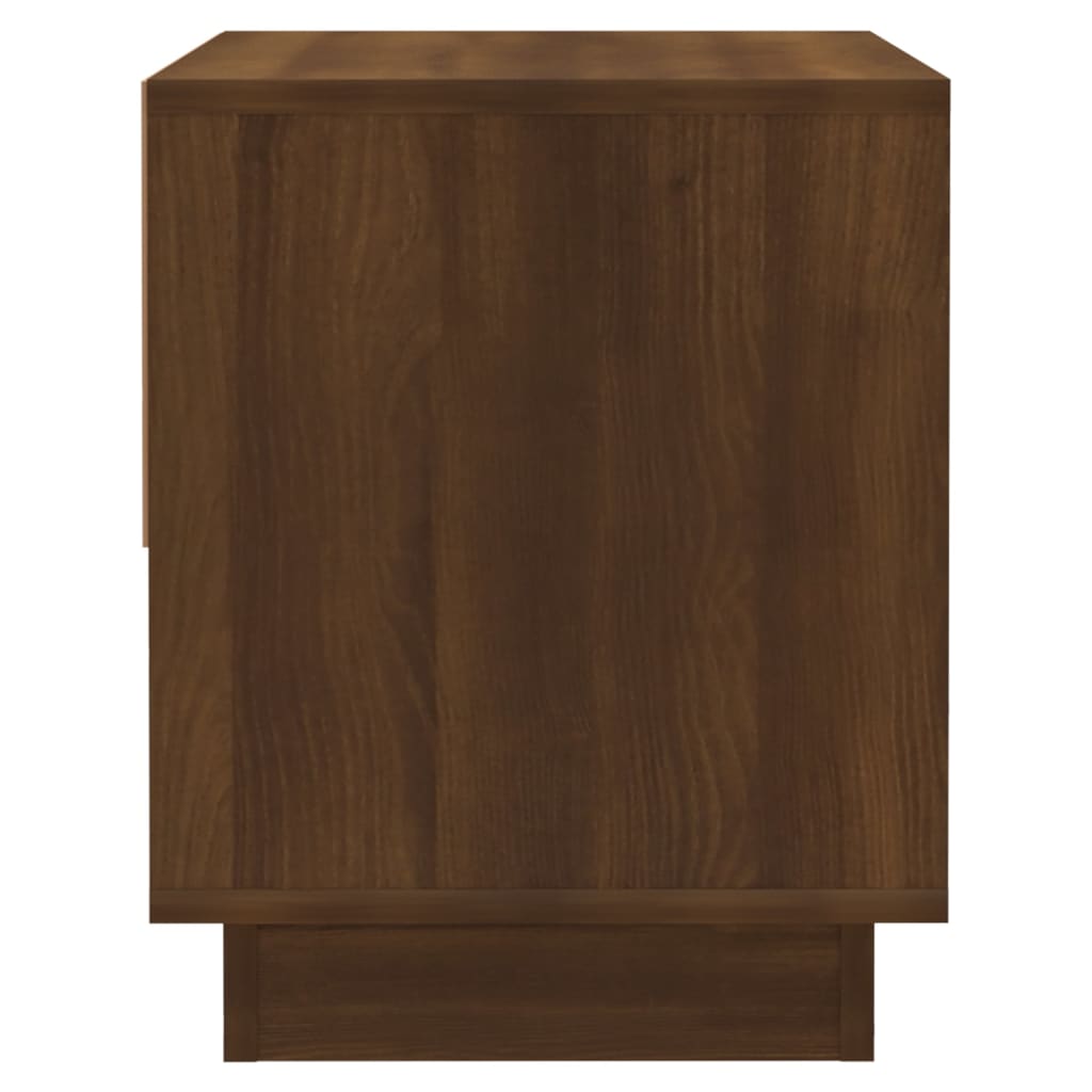 Bedside Cabinets 2 pcs Brown Oak 45x34x44 cm Engineered Wood