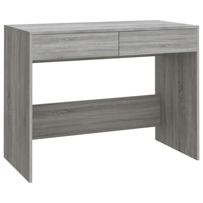 Desk Grey Sonoma 101x50x76.5 cm Engineered Wood