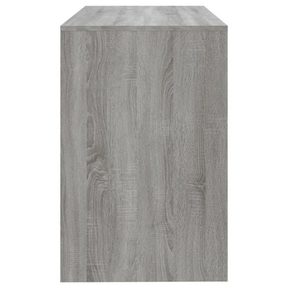 Desk Grey Sonoma 101x50x76.5 cm Engineered Wood