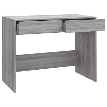 Desk Grey Sonoma 101x50x76.5 cm Engineered Wood