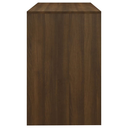 Desk Brown Oak 101x50x76.5 cm Engineered Wood