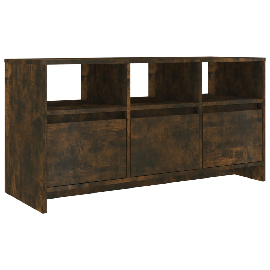 TV Cabinet Smoked Oak 102x37.5x52.5 cm Engineered Wood