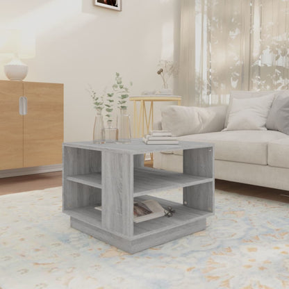 Coffee Table Grey Sonoma 55x55x43 cm Engineered Wood