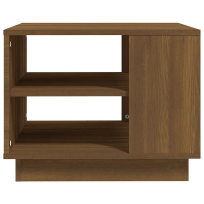 Coffee Table Brown Oak 55x55x43 cm Engineered Wood