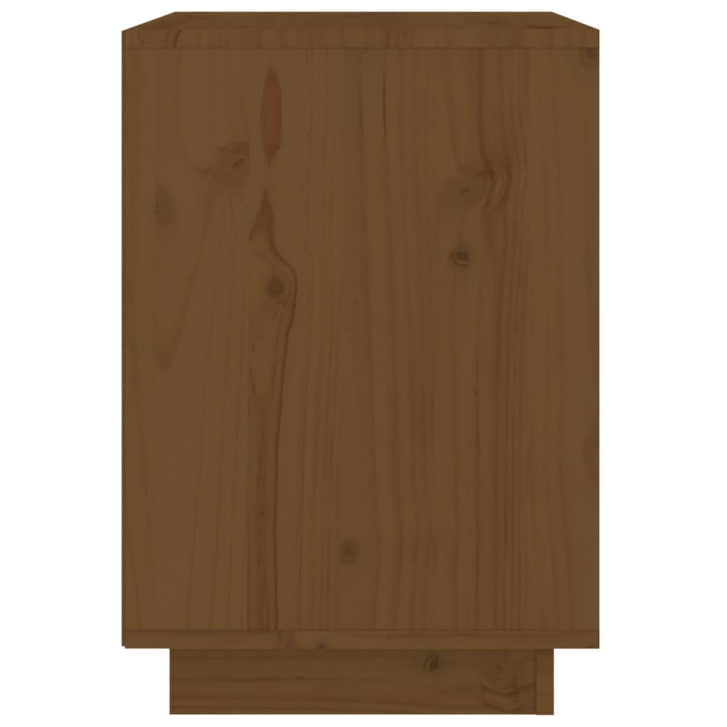 Bedside Cabinets 2 pcs Honey Brown 40x35x50 cm Solid Wood Pine