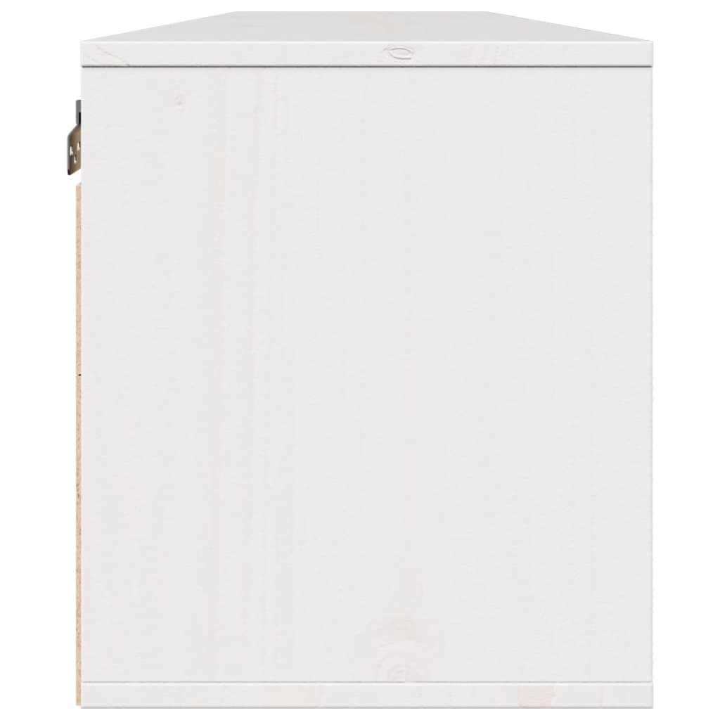 Wall Cabinets 2 pcs White 80x30x35 cm Solid Wood Pine