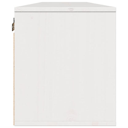 Wall Cabinets 2 pcs White 80x30x35 cm Solid Wood Pine