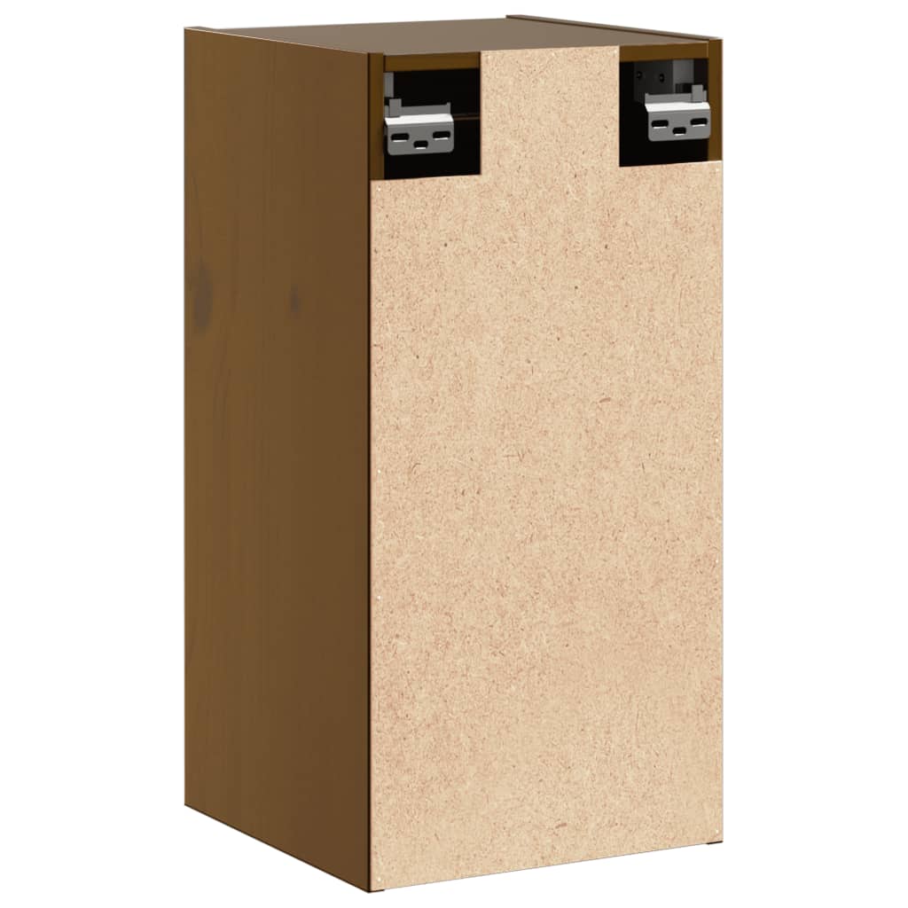Wall Cabinet Honey Brown 30x30x60 cm Solid Wood Pine