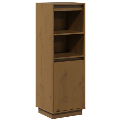 Highboard Honey Brown 37x34x110 cm Solid Wood Pine