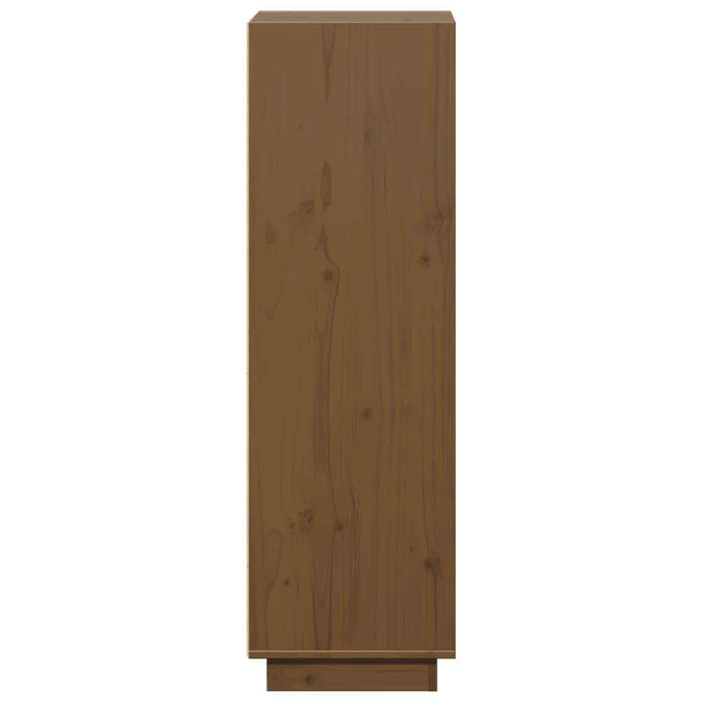 Highboard Honey Brown 37x34x110 cm Solid Wood Pine