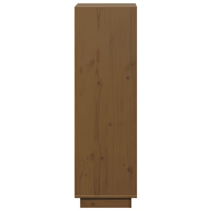 Highboard Honey Brown 37x34x110 cm Solid Wood Pine