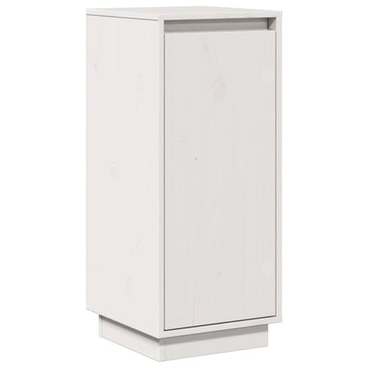 Sideboard White 31.5x34x75 cm Solid Wood Pine