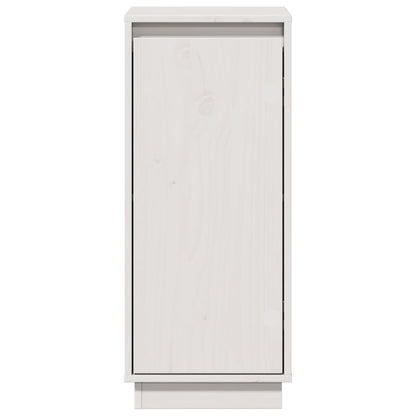 Sideboard White 31.5x34x75 cm Solid Wood Pine
