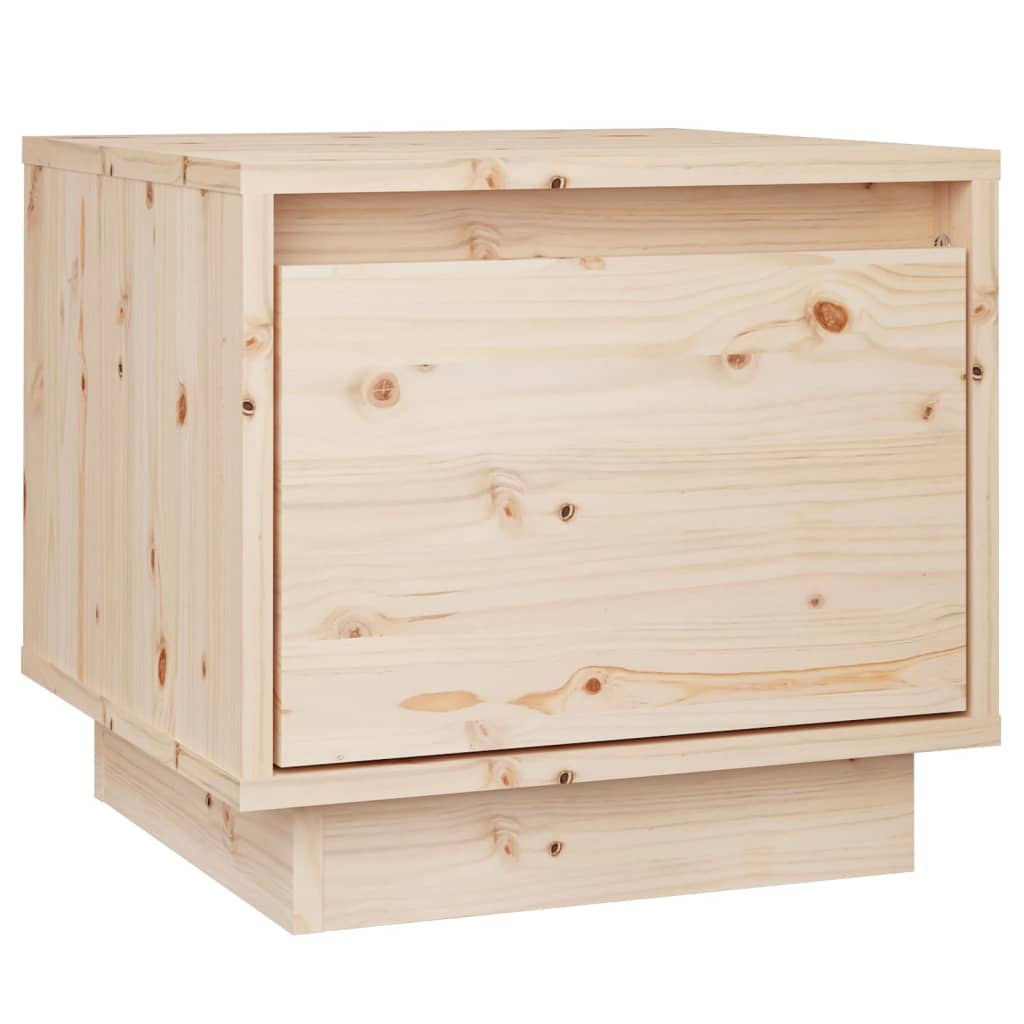 Bedside Cabinet 35x34x32 cm Solid Wood Pine