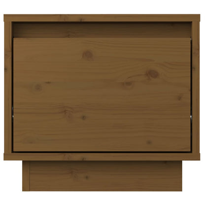 Bedside Cabinets 2 pcs Honey Brown 35x34x32 cm Solid Wood Pine