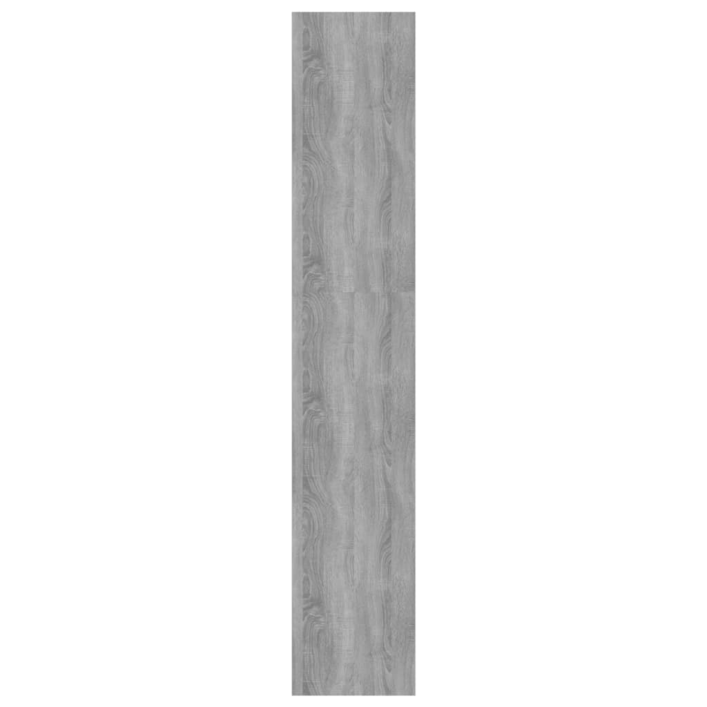 Book Cabinet/Room Divider Concrete Grey 60x30x166 cm Engineered Wood