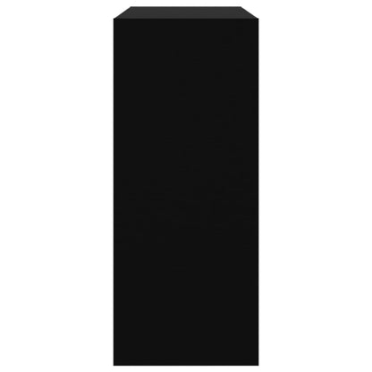 Book Cabinet/Room Divider Black 80x30x72 cm