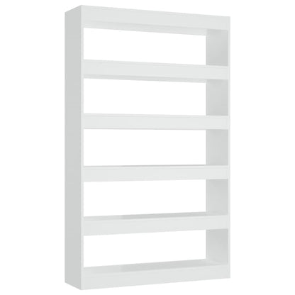 Book Cabinet/Room Divider White 100x30x166 cm