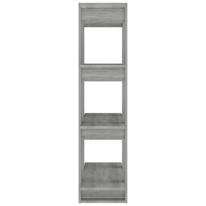 Book Cabinet/Room Divider Grey Sonoma 80x30x123.5 cm