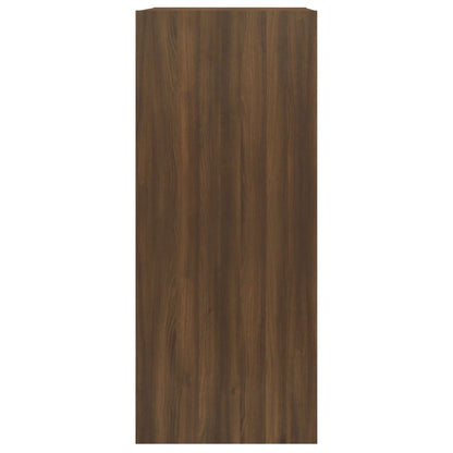 Book Cabinet/Room Divider Brown Oak 40x30x72 cm