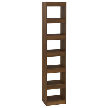 Book Cabinet/Room Divider Brown Oak 40x30x198 cm