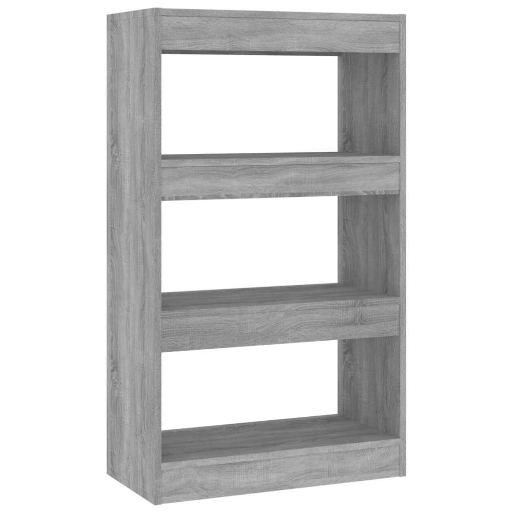 Book Cabinet/Room Divider Grey Sonoma 60x30x103 cm Engineered Wood