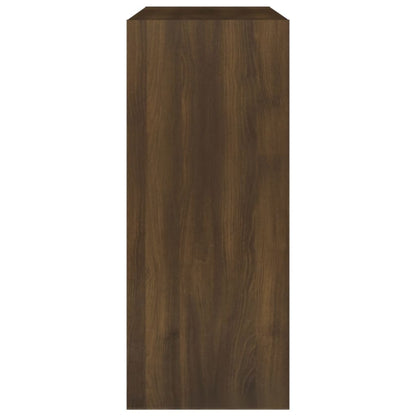 Book Cabinet/Room Divider Brown Oak 80x30x72 cm