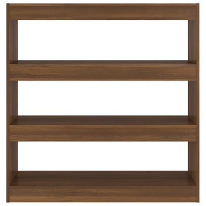 Book Cabinet/Room Divider Brown Oak 100x30x103 cm