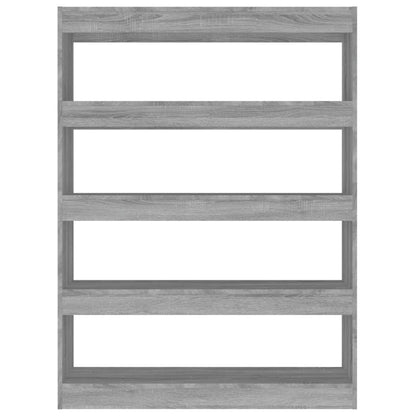 Book Cabinet/Room Divider Grey Sonoma 100x30x135 cm