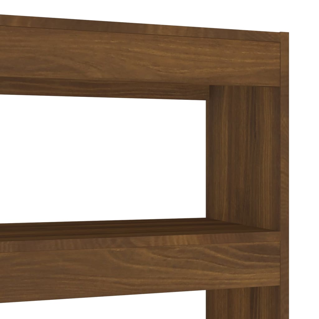 Book Cabinet/Room Divider Brown Oak 100x30x135 cm